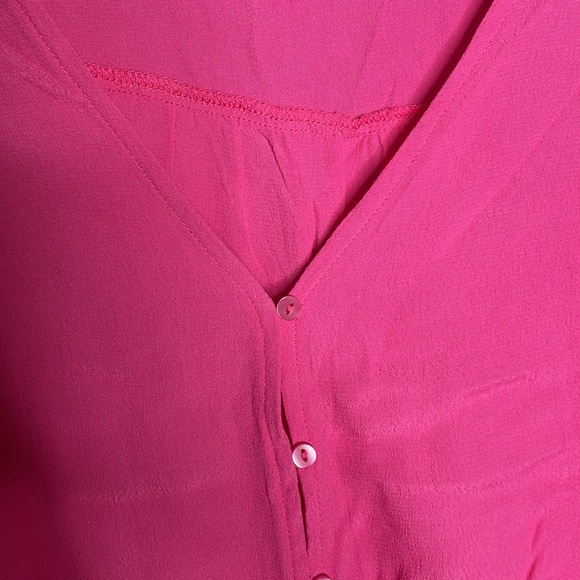 Ardene Vee Neck Front Tie Blouse - Picture 7 of 8